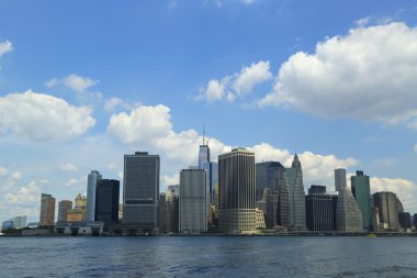 Aşağı Manhattan ufuk çizgisi manzarası
