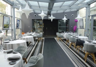 tetedoie Restoran Lyon'deki modern iç dekorasyon