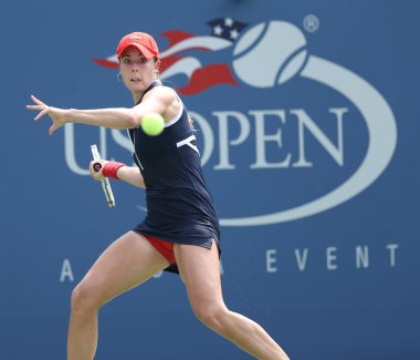 profesyonel tenis oyuncusu alize cornet bize üçüncü yuvarlak tek maç sırasında açık 2013