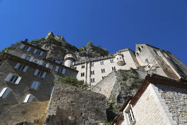 Miasto w rocamadour, france. — Zdjęcie stockowe