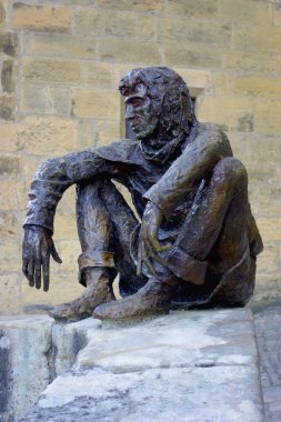 gerard auliac Özgürlük Meydanı sarlat, Fransa'badaud heykelin