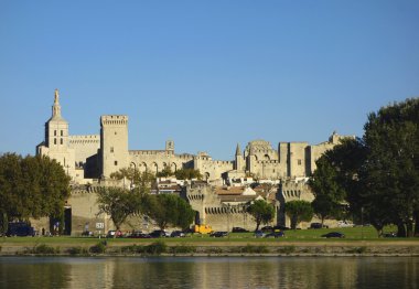 Avignon, Fransa ortaçağ şehir ve Papalar Sarayı