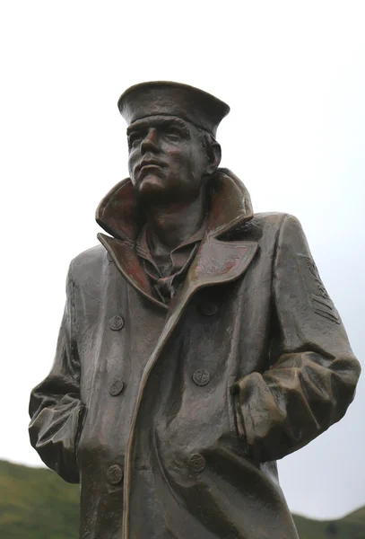 The Lone Sailor statue in San Francisco — Stock Photo, Image