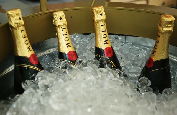 Moet and Chandon champagne presented at the National Tennis Center during US Open 2013 — Stock Photo, Image