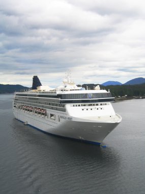 Norwegian Spirit Cruise Ship in Ketchikan harbor, Alaska