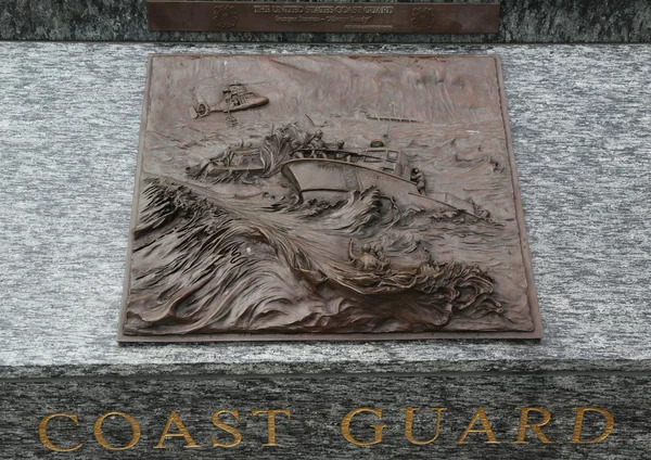 Coast guard 3d ulgi Sztuka Rzeźba w san francisco — Zdjęcie stockowe