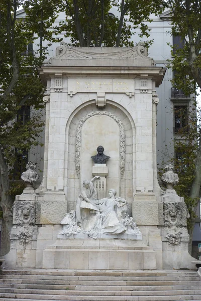 Antoine Gailleton monument in Lyon, France — Stock Photo, Image