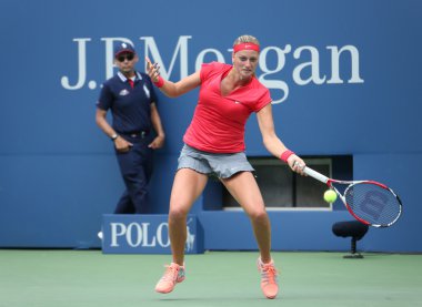 Grand slam şampiyonu petra kvitova ilk turda eşleşen açık bize karşı misaki DOI billie jean king, 2013 Ulusal Tenis Merkezi