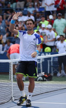 bize onun kazanmak Üçüncü turda maç sonra david ferrer açık profesyonel tenisçi 2013 karşı mikhail kukushkin, billie jean king Ulusal Tenis Merkezi