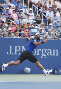 tenisçi Marcos baghdatis Üçüncü turda eşleşen bize açık 2013 karşı stanislas wawrinka, louis armstrong Stadyumu