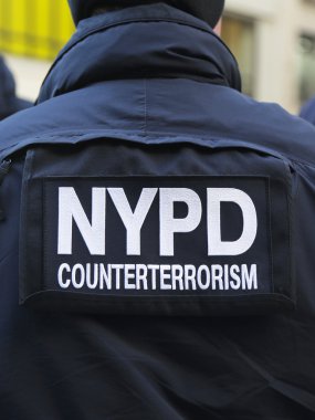 nypd counter Terörizm memurları super bowl xlviii haftasında Manhattan'da times Meydanı'nda güvenlik sağlama