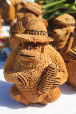 punta cana, Dominik Cumhuriyeti Hindistan cevizi yapılan yerel Hatıra Eşyası