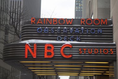 ünlü rockefeller center ev nbc stüdyoları, bir gözlem güverte ve lüks gece kulübü Gökkuşağı Odası olduğunu