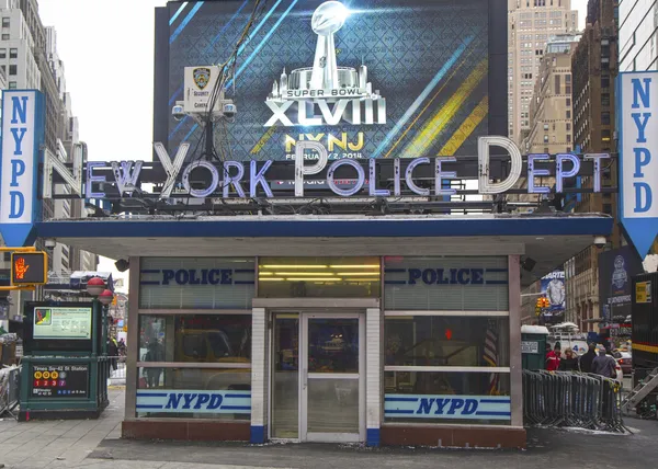 Famous NYPD Times Square Precinct in Midtown Manhattan — Stock Photo, Image