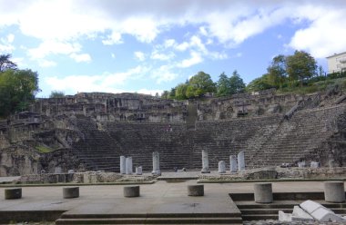 Lyon fourviere Tepesi'nde Roma Dönemi Tiyatrosu
