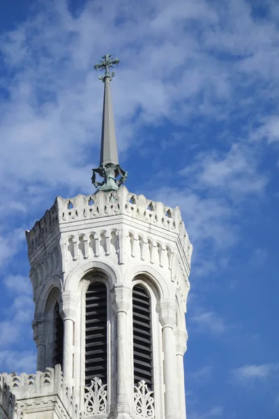 The Basilica of Notre-Dame de Fourviere in Lyon — Stock Photo, Image