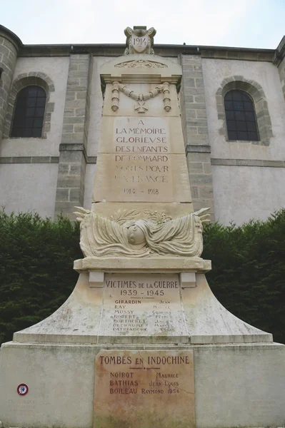 Första världskriget monument i pommard, Frankrike — Stockfoto