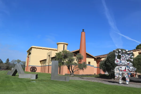 Clos pegase Heurigen in napa valley, Californië — Stockfoto