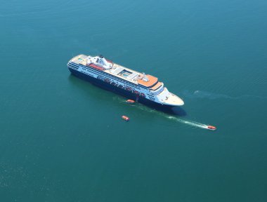 Holland Amerika cruise gemi maasdam'Fransız bar Harbor, maine Körfezi