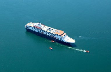 Holland Amerika cruise gemi maasdam'Fransız bar Harbor, maine Körfezi