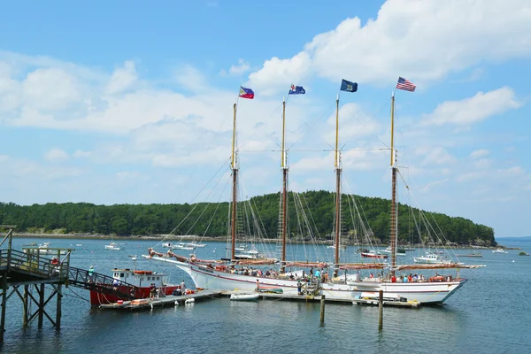 The Margaret Todd ship in historic Bar Harbor, Maine — Stock Photo, Image