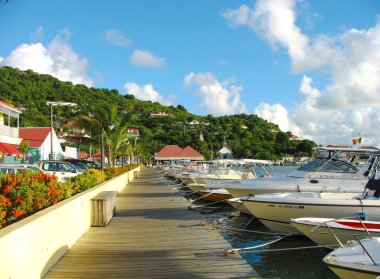 Gustavia Harbor'da st barts