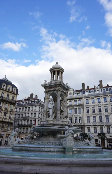 La Fontana di Jacobin a Lione, Francia — Foto Stock