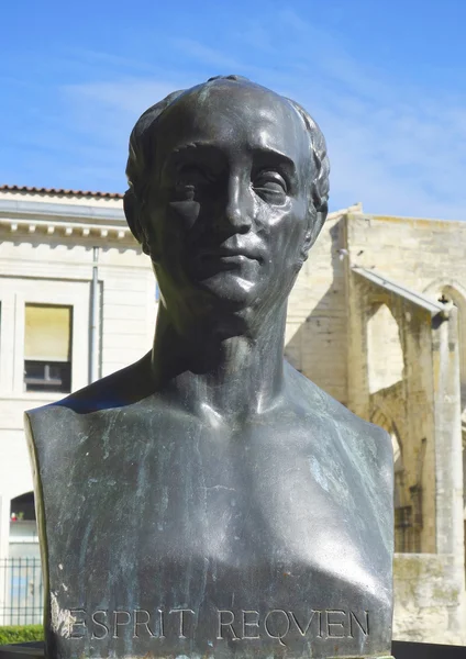 Bust of Esprit Requien in Avignon — Stock Photo, Image