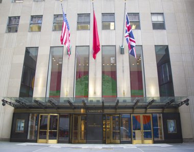 rockefeller Plaza'daki new York'taki Christie's ana merkez