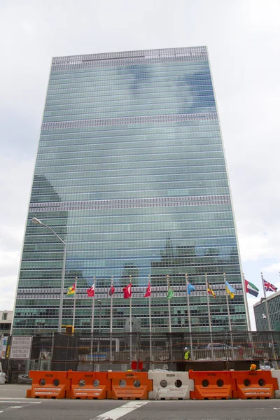 The United Nations building in Manhattan — Stock Photo, Image