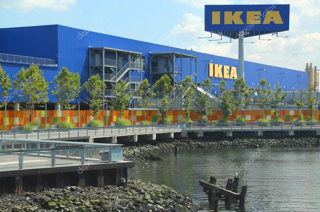BROOKLYN, NY - AUGUST 17, 2013: Brooklyn's IKEA superstore on August 17, 2013. Founded in Sweden in 1943, IKEA is the world's largest furniture retailer