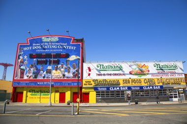 nathan s orijinal Restoran coney Island, new york