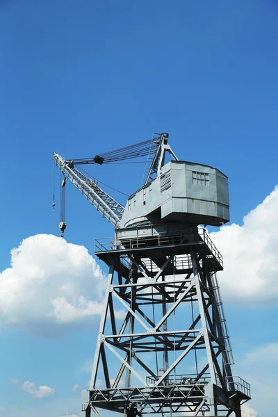 Guindaste Dockside na seção Red Hook de Brooklyn — Fotografia de Stock