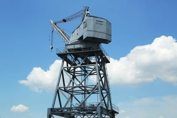 Dockside crane in Red Hook section of Brooklyn — Stock Photo, Image