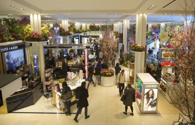 Gizli Bahçe Tema çiçek dekorasyon sırasında ünlü macy s yıllık çiçek göster