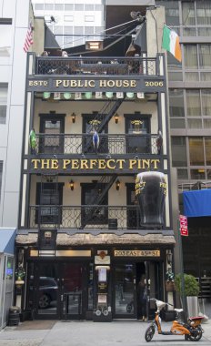 manhattan'ın mükemmel pint İrlandalı Restoran