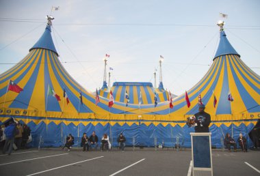 Cirque du soleil sirk çadırı citi alan new York