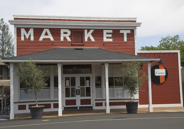 Lokala marknaden i yountville, napa valley — Stockfoto