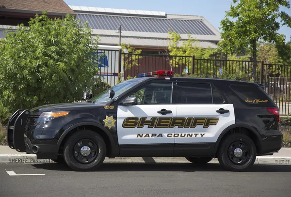 L'auto dello sceriffo della contea di Napa a Yountville — Foto Stock
