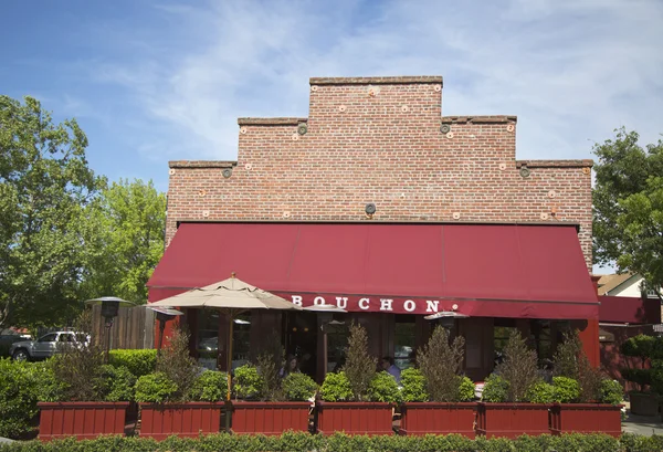 An award winning Bouchon restaurant in Yountville, Napa Valley — Stock Photo, Image