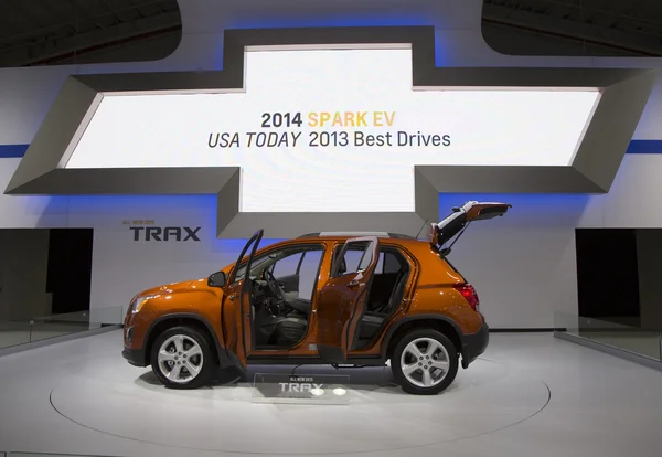 2015 chevrolet trax op de 2014 new york international auto show — Stockfoto