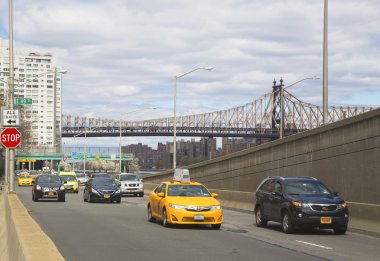 midtown Manhattan'da FDR drive
