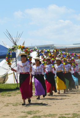 ketchuan dansçılar, nyc pow wow Brooklyn'de