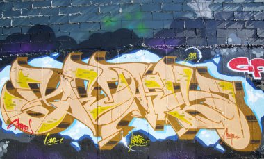 Doğu williamsburg semt Brooklyn, new york, grafiti