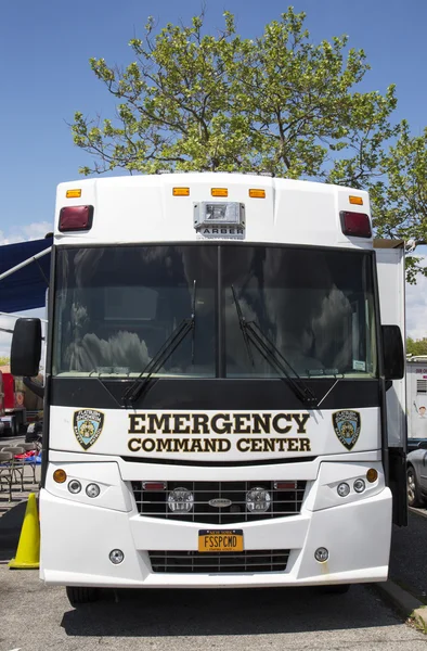 Flatbush Shomrim safety patrol mobile command center — Stock Photo, Image