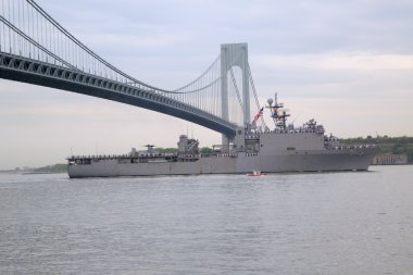 Birleşik Devletler Donanması gemi gemi törende donanma haftası 2014 sırasında açılış uss oak hill dock