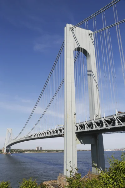 New York'ta Verrazano Köprüsü — Stok fotoğraf