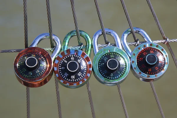 Love locks — Stock Photo, Image