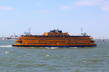 Staten Adası feribot new york limanında