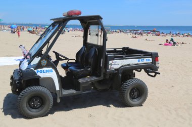 coney Island beach Brooklyn, New York araç